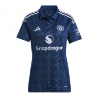 Fotbalové Dres Manchester United Alejandro Garnacho #17 Dámské Venkovní 2024-25 Krátký Rukáv